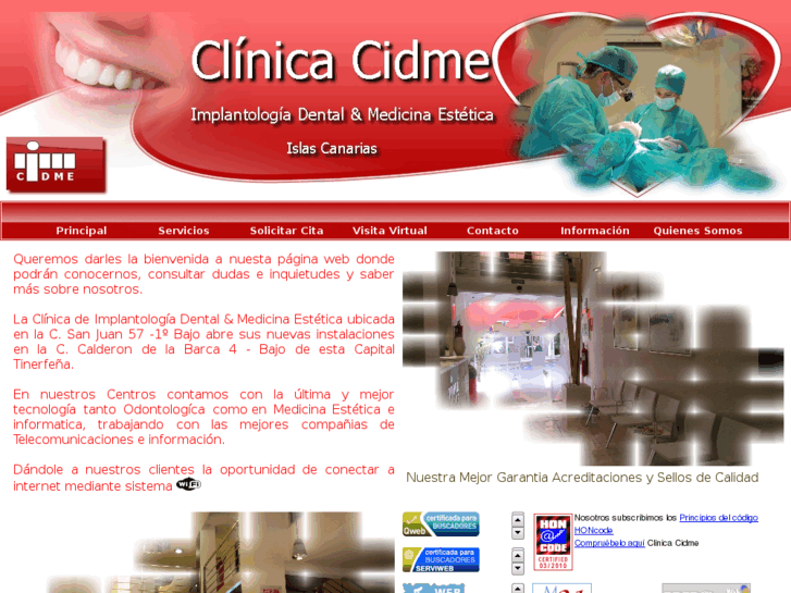 www.clinicadeimplantologiadental.com