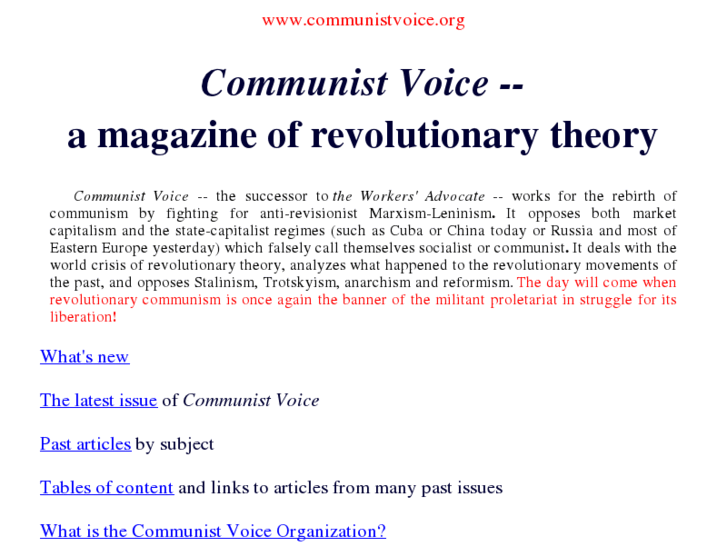www.communistvoice.org