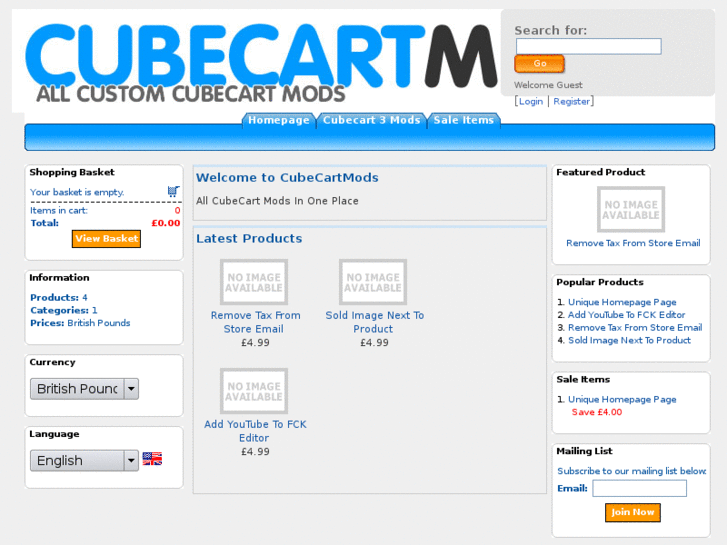 www.cubecartmods.net