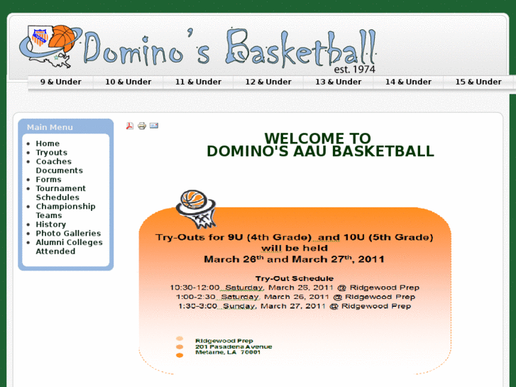 www.dominosbasketball.org