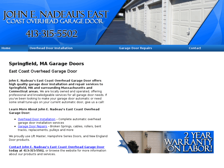 www.eastcoastgaragedoor.com