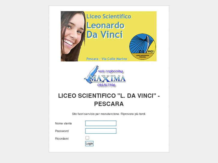 www.liceodavincipescara.it