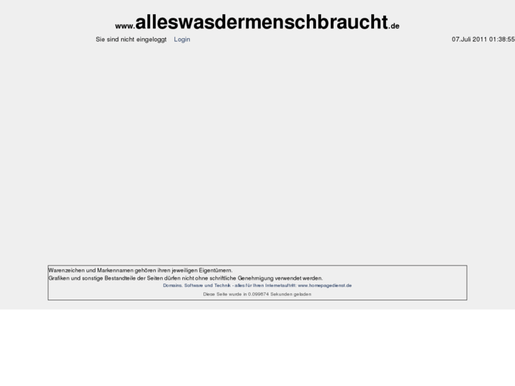 www.alleswasdermenschbraucht.de