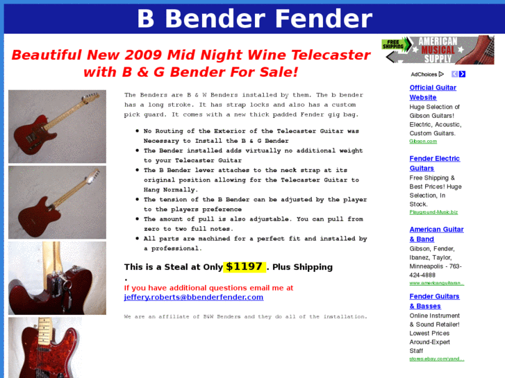 www.bbenderfender.com