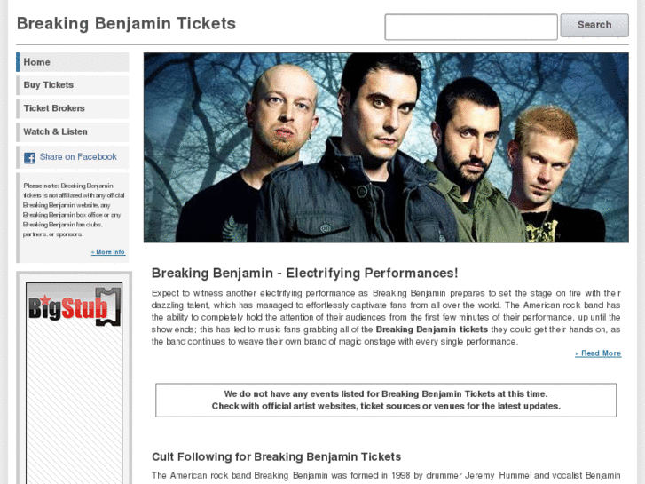 www.breakingbenjamintickets.org