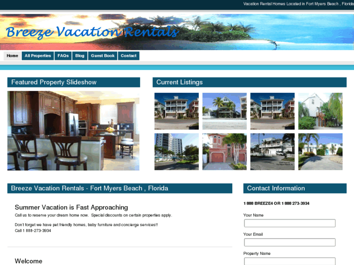 www.breeze-vacation-rentals.com