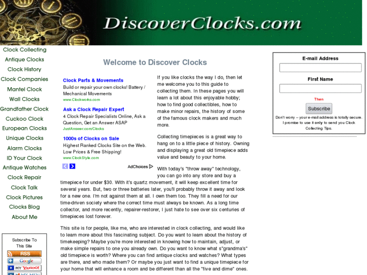 www.discoverclocks.com