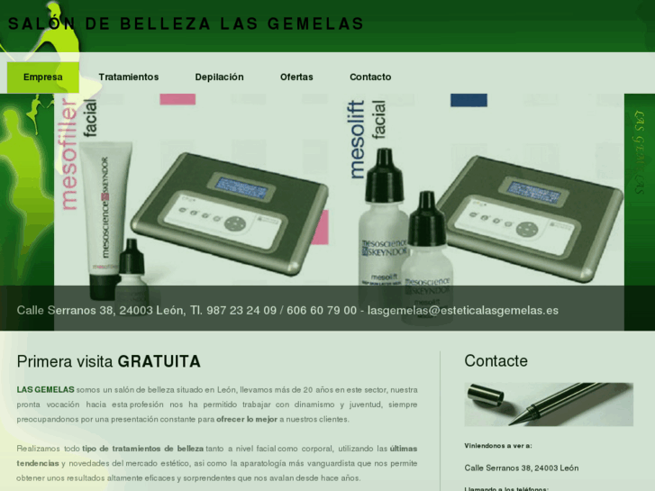 www.esteticalasgemelas.es