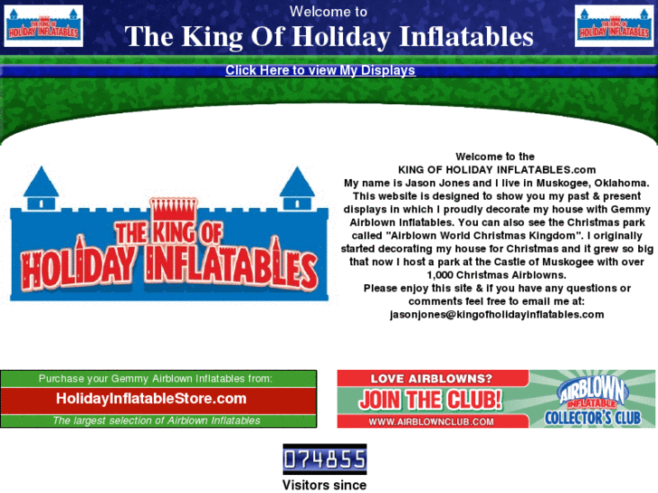 www.kingofholidayinflatables.com