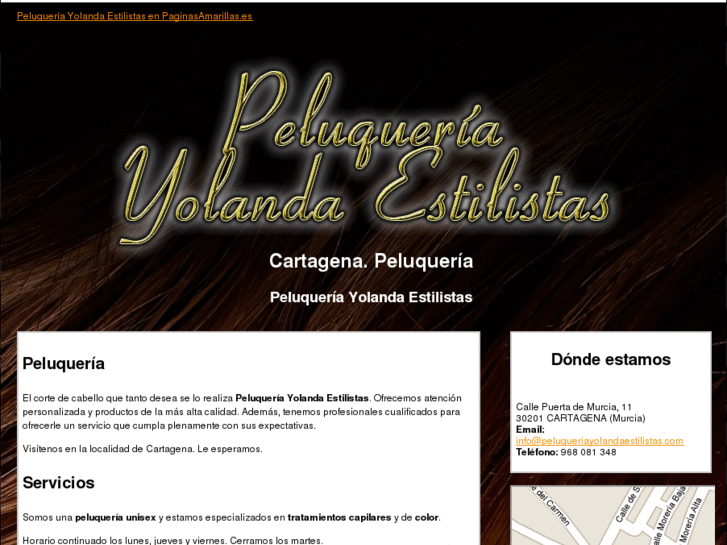 www.peluqueriayolandaestilistas.com