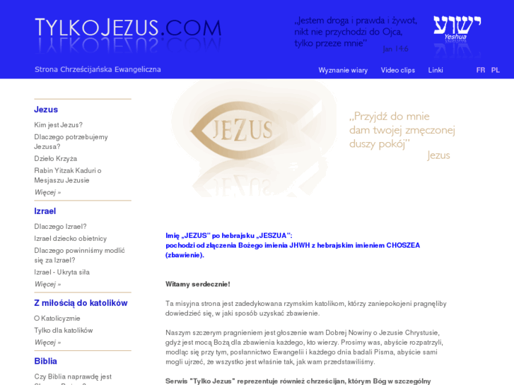 www.tylkojezus.com