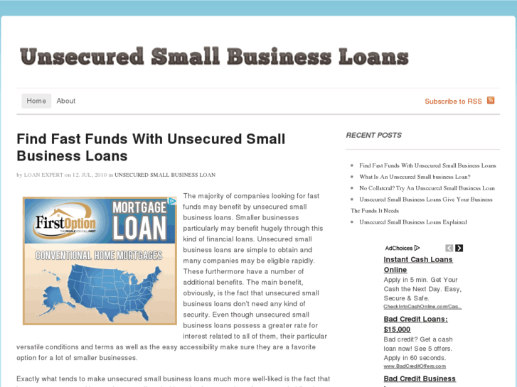 www.unsecuredsmallbusinessloan.net