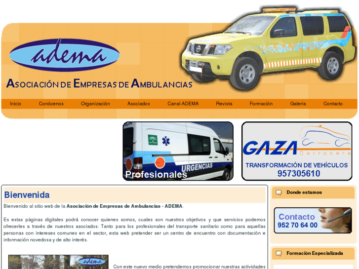 www.adema-ambulancias.es