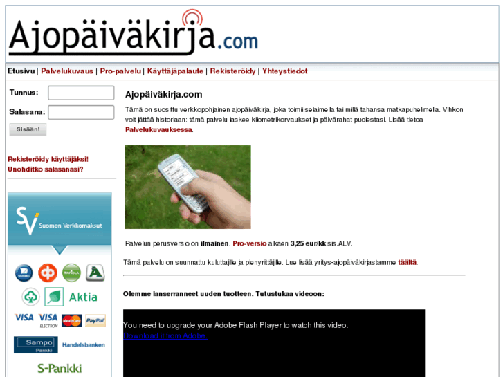 www.ajopaivakirja.com