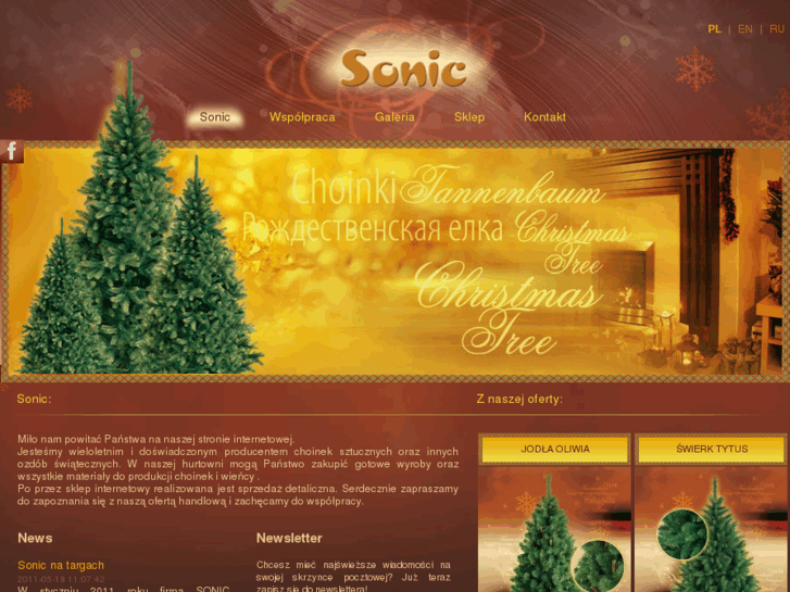 www.choinki-sonic.pl
