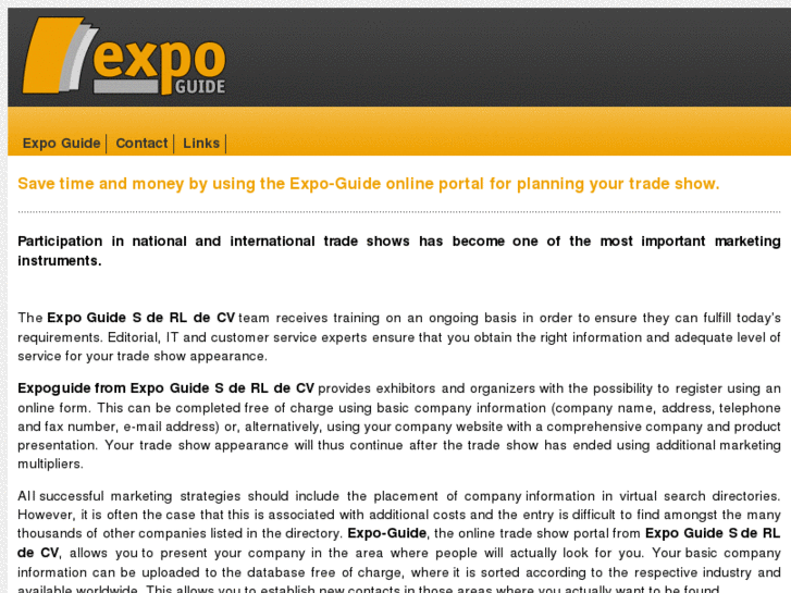 www.expo-guide-leading-trade-show-guide.com