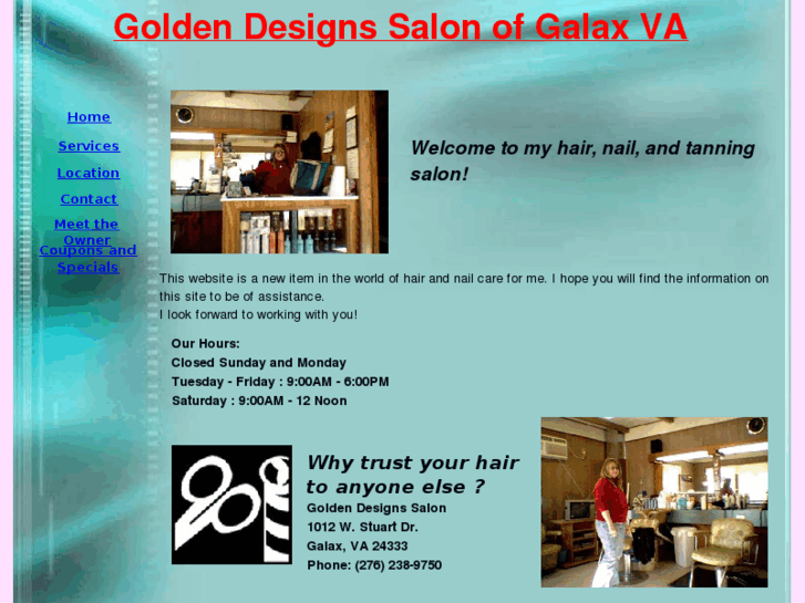 www.goldendesignssalon.com