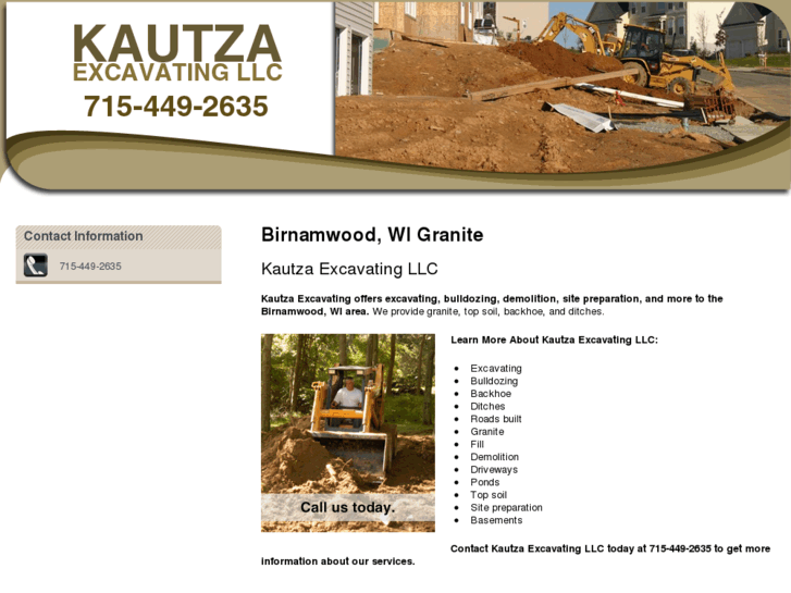 www.kautzaexcavating.com