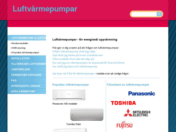 www.luftvarmepumpar.nu