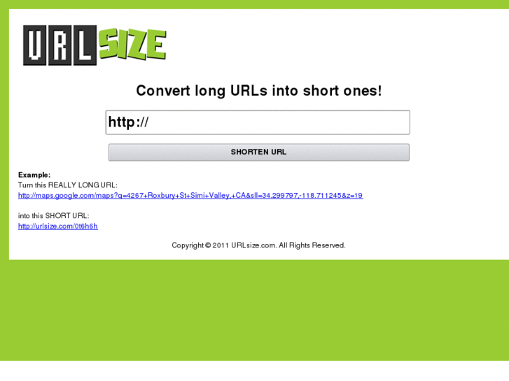 www.urlsize.com