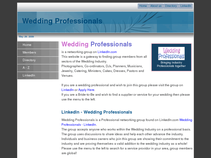 www.wedding-professionals.info