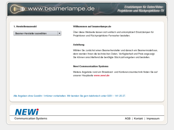 www.beamerlampe.de