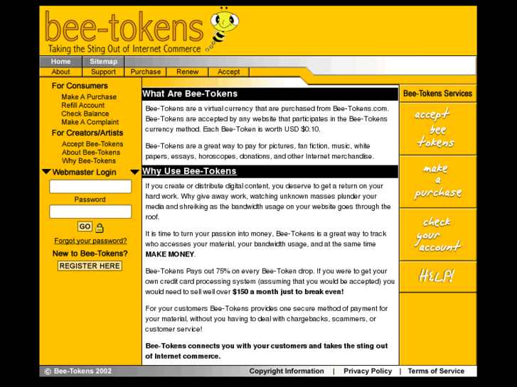 www.bee-tokens.com