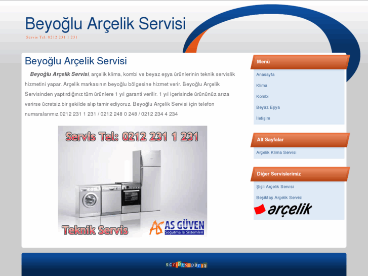 www.beyogluarcelikservisi.info