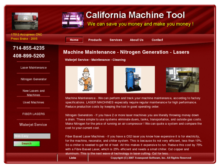 www.californiamachinetool.com