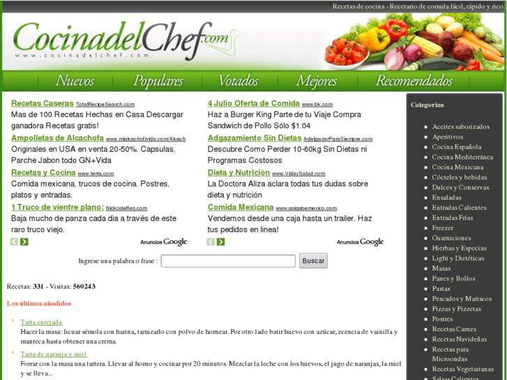 www.cocinadelchef.com