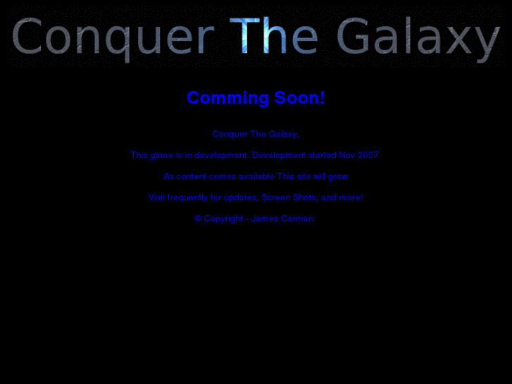 www.conquerthegalaxy.net