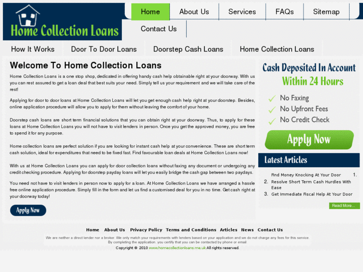 www.homecollectionloans.me.uk