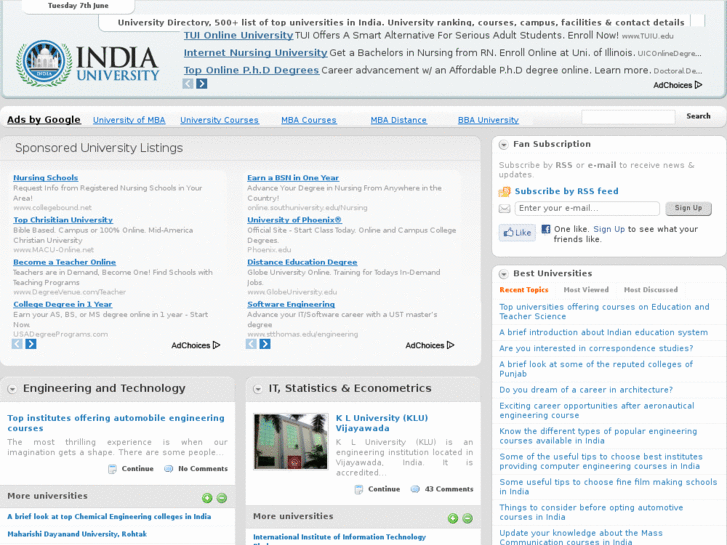 www.indiauniversity.me