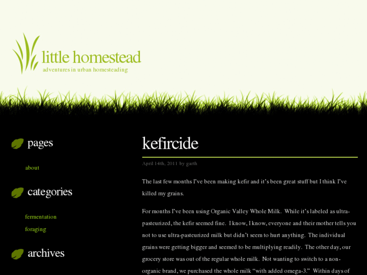 www.littlehomestead.net