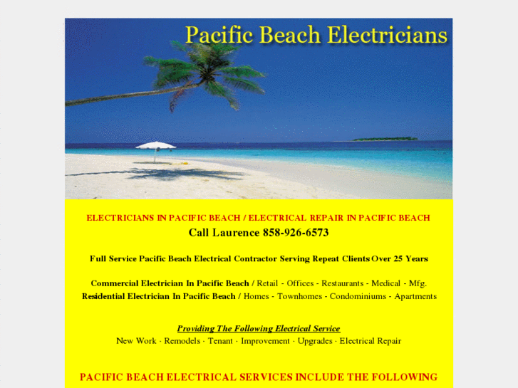 www.pacificbeachelectricians.com