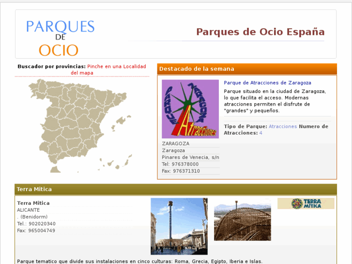 www.parques-ocio.es
