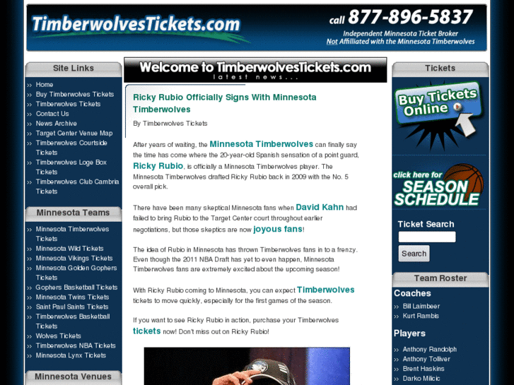 www.timberwolvestickets.com