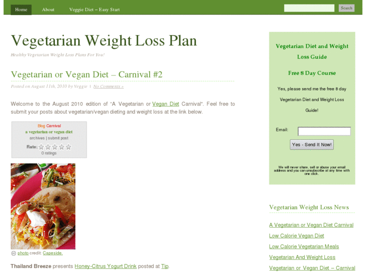 www.vegetarianweightlossplan.org