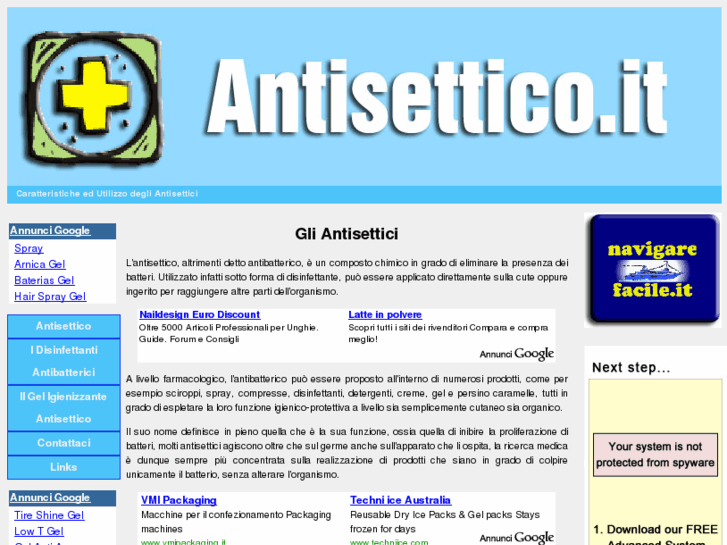 www.antisettico.it