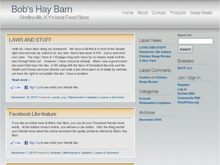 www.bobshaybarn.net