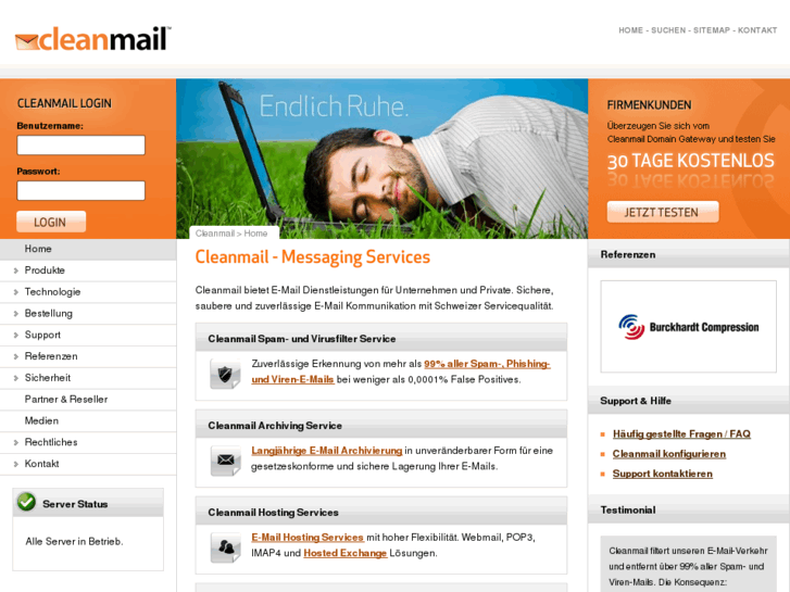 www.cleanmail.ch