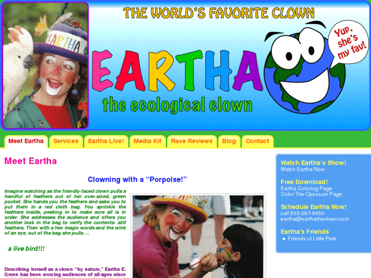 www.earthatheclown.com