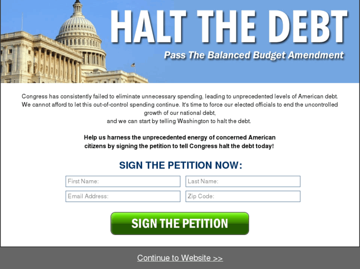 www.haltthedebt.com