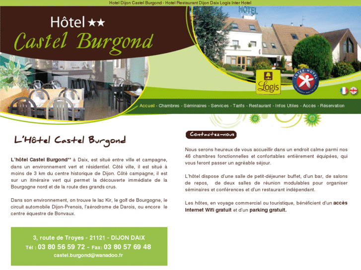 www.hotel-dijon-castel-burgond.com