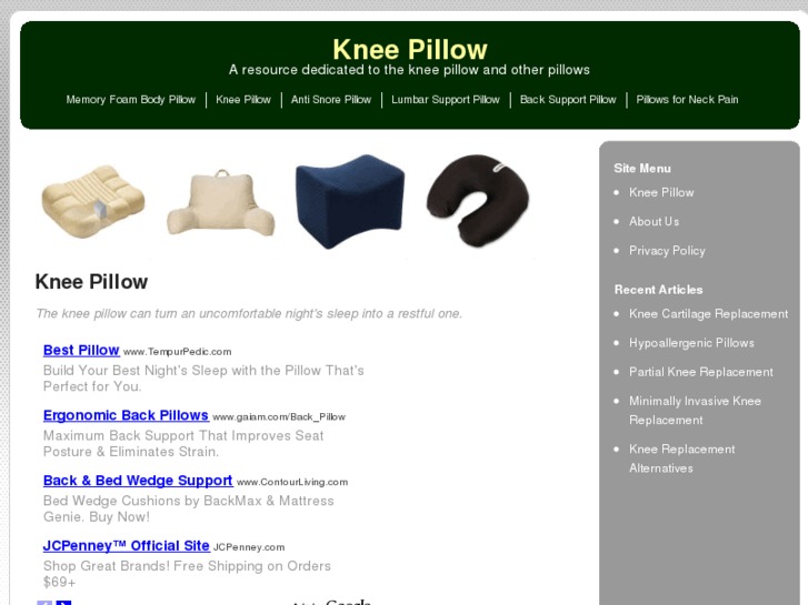 www.kneepillow.org