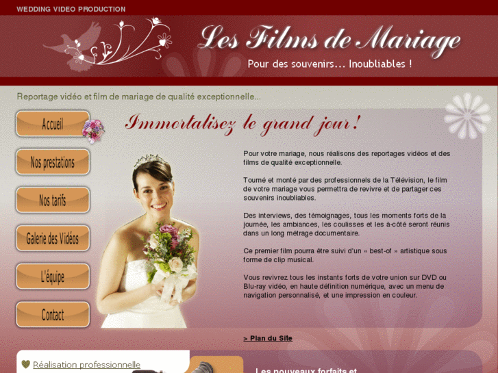 www.lesfilmsdemariage.com