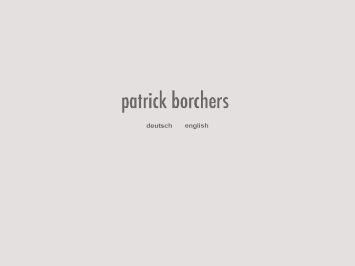 www.patrickborchers.de