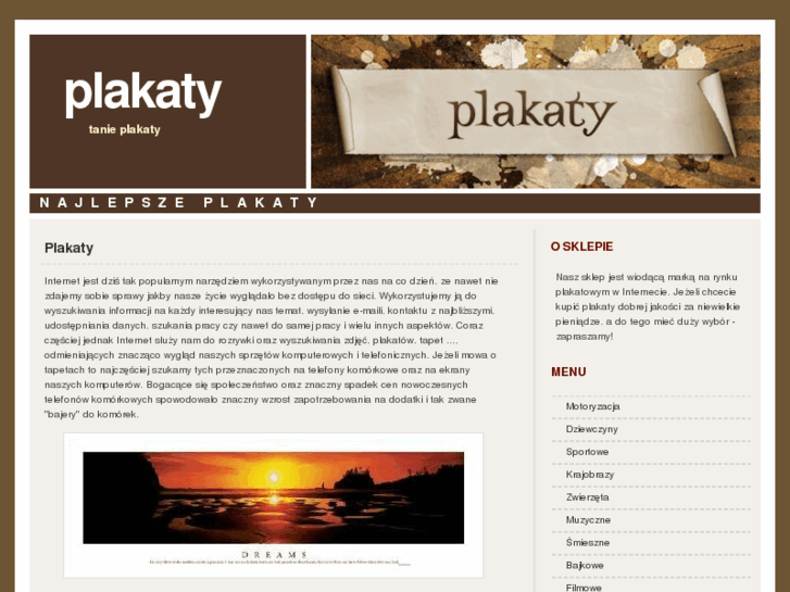 www.plakatytanie.pl