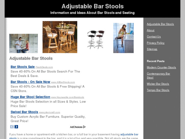 www.adjustablebarstools.net