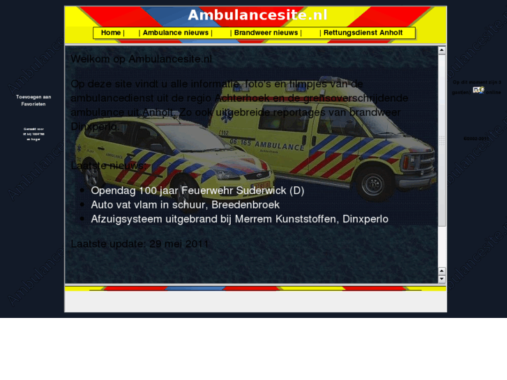 www.ambulancesite.nl